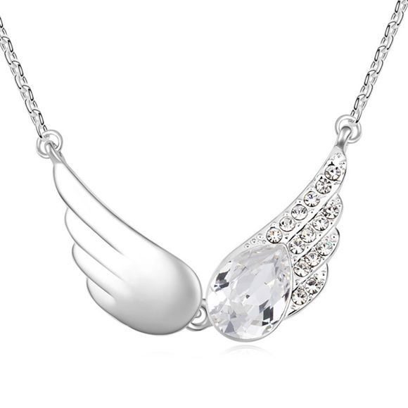 Picture of Angel Wings Crystal Necklace