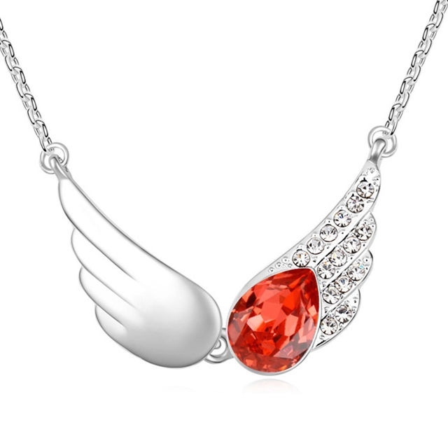 Picture of Angel Wings Crystal Necklace