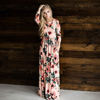 Image de Women's Long Sleeve Floral Maxi Dress With Pockets