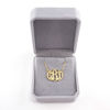 Imagen de Collar de lujo con monograma en plata de ley: personaliza este colgante con tus iniciales