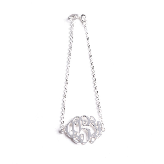 Picture of 925 Sterling Silver Bracelet - Customize with Your Initials