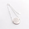 Picture of 925 Sterling Silver Monogram Disc Bracelet - Custom Made with Any Initial