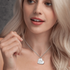 Picture of Engravable Heart Tag Necklace in 925 Sterling Silver