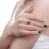 Picture of Traditional Ladies Oval Wrap Class Ring - Graduation Ring