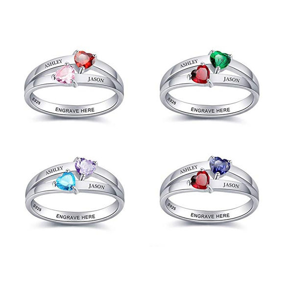 chisme Fe ciega Iluminar Anillo con nombre personalizado para mujer grabado en plata de ley 925 -  Personalized Gifts & Engraved Gifts for Any Occasions from Justyling