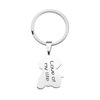 Picture of Engraved Stainless Steel Colorful Pet Photo Keychain