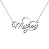 Picture of Mother Charm Necklace in 925 Sterling Silver