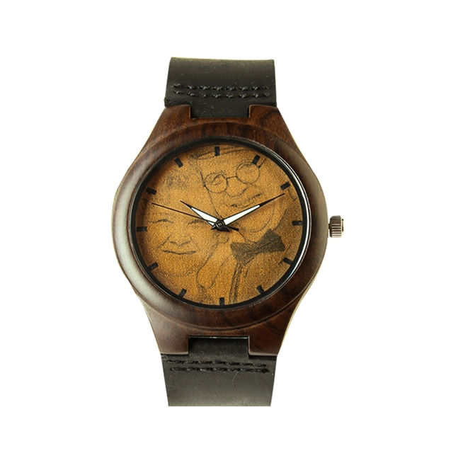 Picture of Engraved Classic Wooden Photo Watch