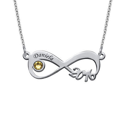 Bild von Abschlussklasse Halskette - Infinity Design
