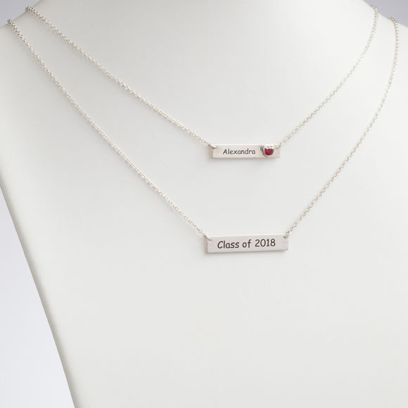 Picture of Sterling Silver Layered Graduation Necklace