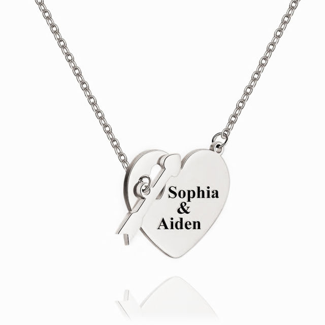 Picture of Engraved Hang Tag Necklace 14k Gold Plated Silver