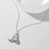 Picture of Women's Photo Engraved Tag Necklace Silver