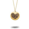 Picture of Actual Fingerprint Heart Silver Necklace - Custom Fingerprint Jewelry