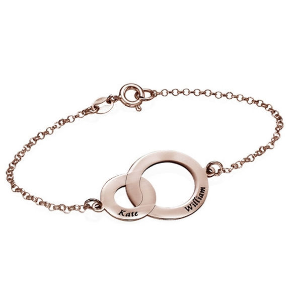 Picture of 925 Sterling Silver Interlocking Circles Bracelet