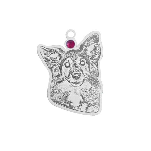 Picture of 925 Sterling Silver Personalized Pet Necklace - Customize With Your Lovely Pet - On Sale