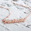 Picture of Personalized Name Neckalce With Shining Zircon Stone