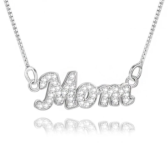 Picture of Personalized Name Neckalce With Shining Zircon Stone