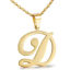 Picture of Initial Letters Pendant Necklace From A-Z
