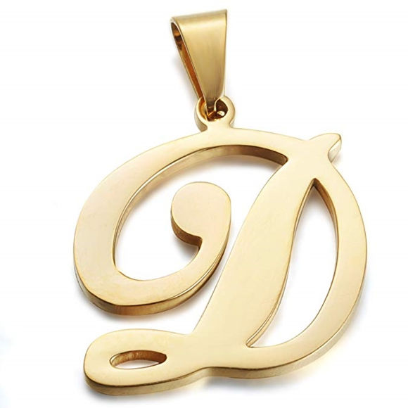 Imagen de Collar con letras iniciales de la A a la Z