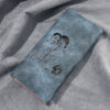Picture of Women's Photo Engraved Trifold Photo Wallet - Blue