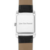 Picture of Men's Engraved Photo Watch Black Leather Strap
