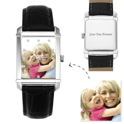 Picture of Custom Men's Engraved Photo Watch