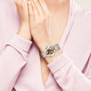 Imagen de Reloj fotográfico personalizado con pulsera de aleación grabada para mujer