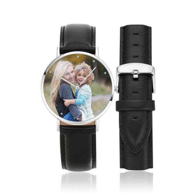 Picture of Custom Unisex Engraved Photo Watch