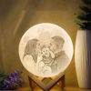 Bild von Magic 3D personalisierte Foto-Mondlampe mit Touch-Steuerung für Familien (10cm-20cm)