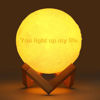 Picture of Magic 3D Personalized Photo Moon Lamp with Touch Control for Family (10cm-20cm)