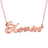 Picture of Custom Crown  Name Necklace in 925 Sterling Silver