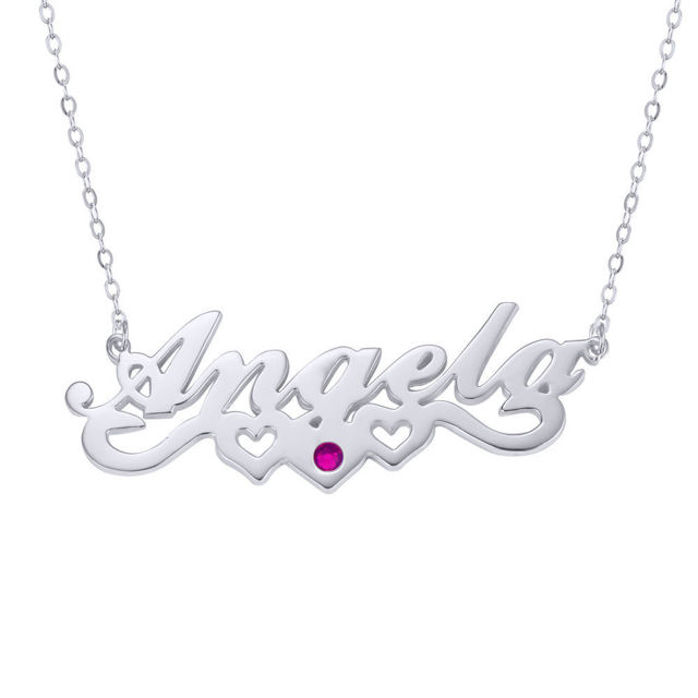 Picture of Stylish Personalized Name Necklace in 925 Sterling Silver