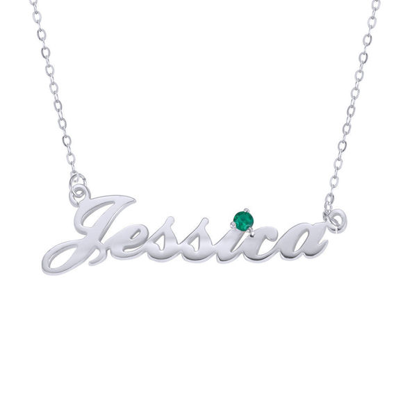 Picture of Personalized  Name Necklace in 925 Sterling Silver