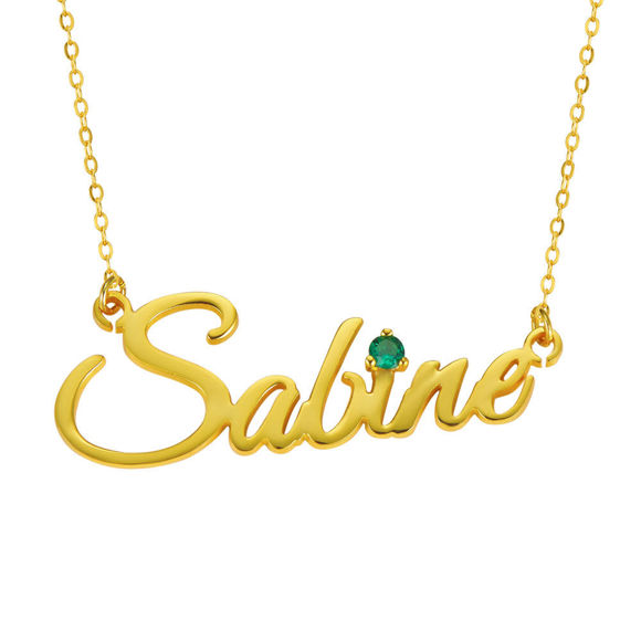 Imagen de Collar con nombre personalizado en 925 regalos de joyería de plata esterlina para mujer