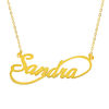 Picture of Custom Infinity Name Necklace 14K Gold Plated