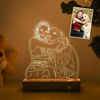 Bild von Kundenspezifische hölzerne Basis 3D Nachtlampe mit personalisiertem Foto