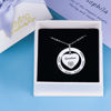 Image de Collier grand-mère/mère personnalisé avec pierres de naissance en argent sterling 925 - Personnaliser avec le nom de famille | Collier Famille Personnalisé en Argent 925