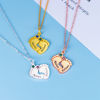 Picture of Personalized Baby Feet Necklace with Birthstones