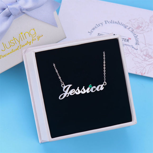 Picture of Personalized  Name Necklace in 925 Sterling Silver