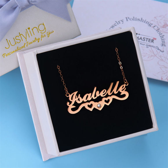 Picture of Stylish Personalized Name Necklace in 925 Sterling Silver