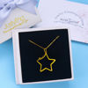 Picture of Custom Name on Star Necklace in 925 Sterling Silver