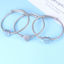 Picture of Stainless Steel Heart Cable Initial Bracelet