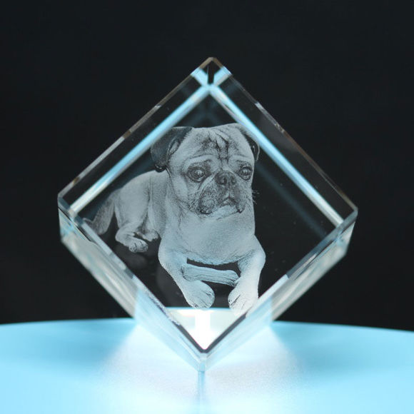 Bild von 3D Laser Kristall Geschenk in Diamond