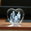 Bild von 3D Laser Kristall Geschenk im Herzen
