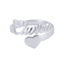 Picture of Personalized Ring in 925 Sterling Silver - Custom Nameplate with Heart Ring