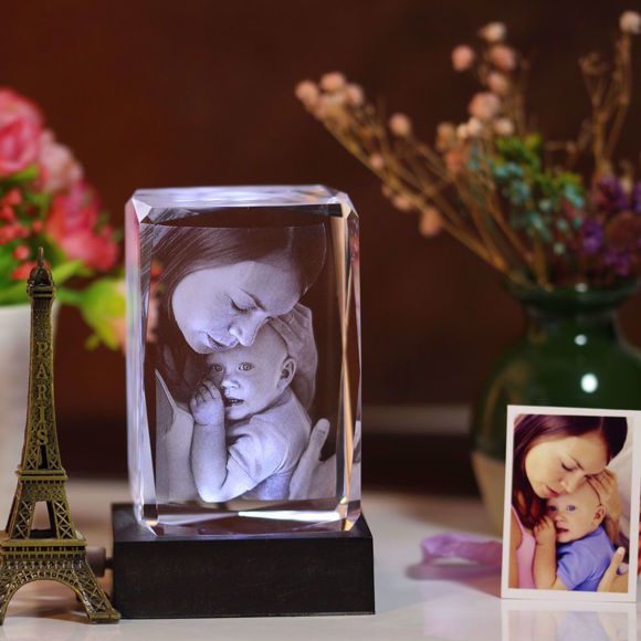 Picture of 3D Laser Crystal Gift in Portrait
