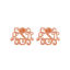 Picture of Monogram Stud Earrings in 925 Sterling Silver