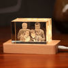 Picture of 3D Laser Crystal Gift in Landscape (Straight Line)