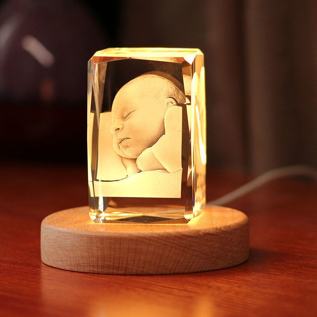 Picture of 3D Laser Crystal Gift in Portrait