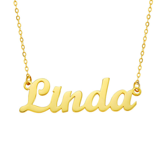 Picture of 925 Sterling Silver Personalized Name Necklace - Customize With Any Name